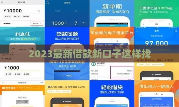 2023最新借款新口子这样找