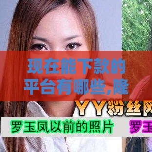 现在能下款的平台有哪些,隆重介绍5个短期贷黑户新口子