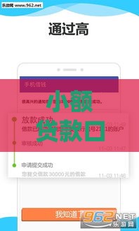 小额贷款口子攻略：快速下款低门槛技巧大公开