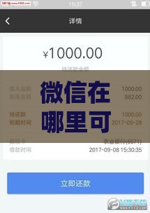 微信在哪里可以借钱不需要银行卡,真心推荐5个逾期黑户能下款口子