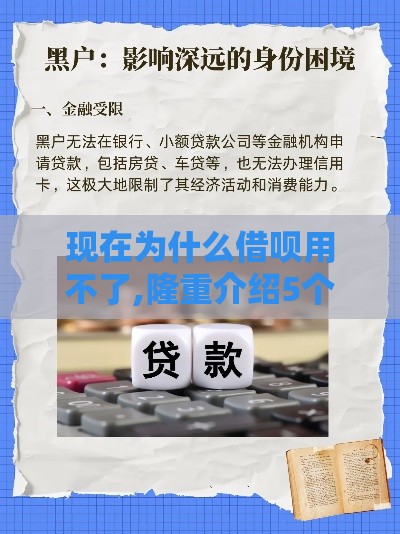 现在为什么借呗用不了,隆重介绍5个黑户借钱口子最新