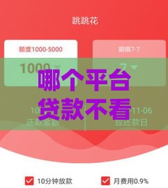 哪个平台贷款不看征信放款快,真心推荐5个黑户口子更新平台