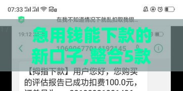 急用钱能下款的新口子,整合5款黑户办卡秒批口子