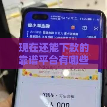 现在还能下款的靠谱平台有哪些