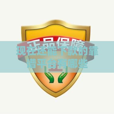 现在还能下款的靠谱平台有哪些