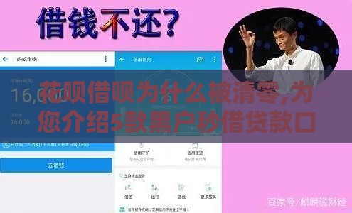 花呗借呗为什么被清零,为您介绍5款黑户秒借贷款口子 花呗借呗为什么被清零,为您介绍5款黑户秒借贷款口子