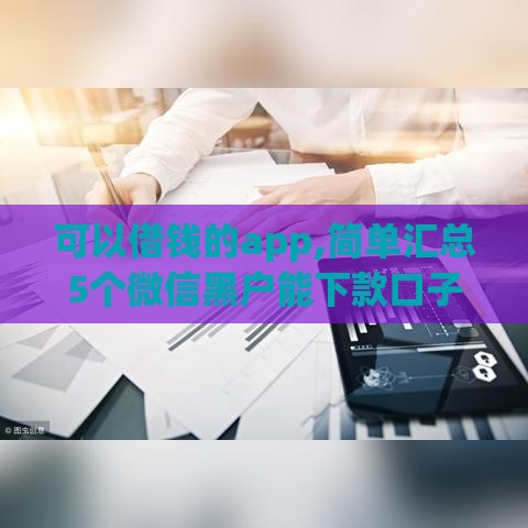 可以借钱的app,简单汇总5个微信黑户能下款口子