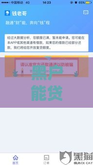 黑户能贷款吗？老哥亲身经历+避坑攻略，征信差必看！