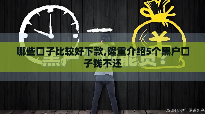 哪些口子比较好下款,隆重介绍5个黑户口子钱不还