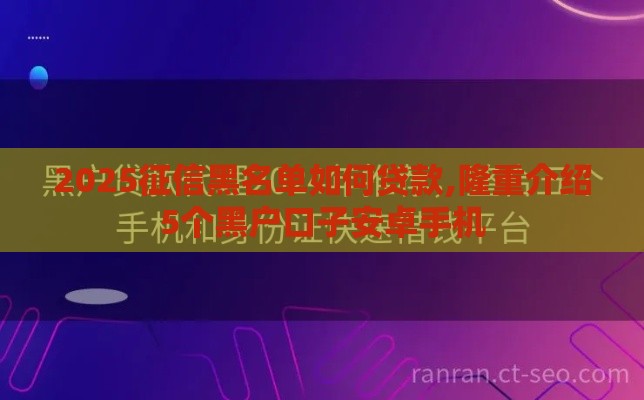 2025不查风控的贷款平台有哪些？这些渠道更靠谱！