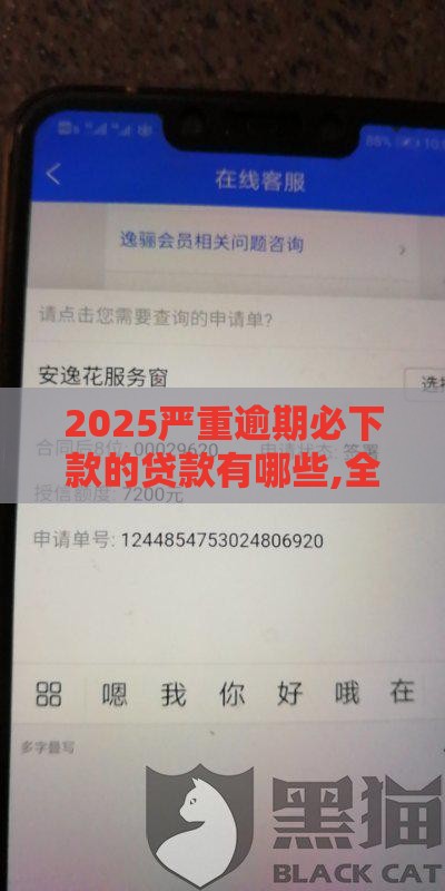 2025严重逾期必下款的贷款有哪些,全网收集5个黑户真实下款的口子