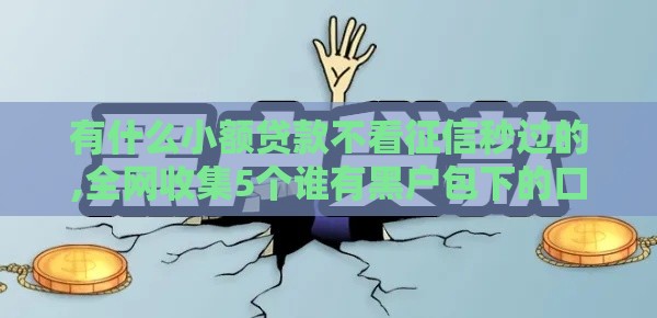 有什么小额贷款不看征信秒过的,全网收集5个谁有黑户包下的口子 有什么小额贷款不看征信秒过的,全网收集5个谁有黑户包下的口子