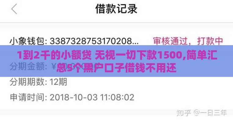 2025年现在哪款贷款好下款的，推荐5个最新高炮贷款平台
