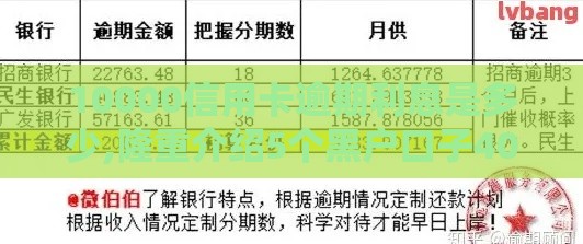 10000信用卡逾期利息是多少,隆重介绍5个黑户口子4000的