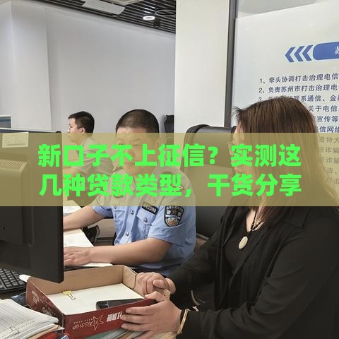 新口子不上征信？实测这几种贷款类型，干货分享