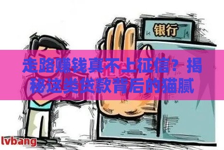 走路赚钱真不上征信？揭秘这类贷款背后的猫腻！