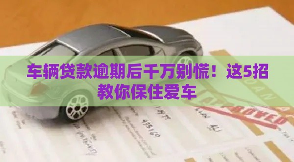 车辆贷款逾期后千万别慌！这5招教你保住爱车