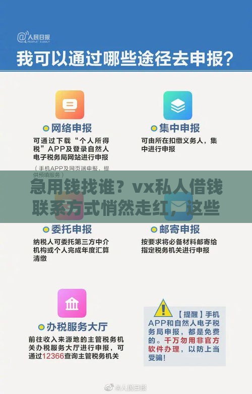 急用钱找谁？vx私人借钱联系方式悄然走红，这些风险要注意！
