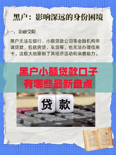 黑户小额贷款口子有哪些最新盘点
