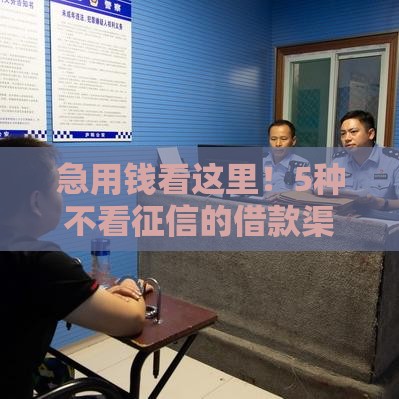 急用钱看这里！5种不看征信的借款渠道实测分享