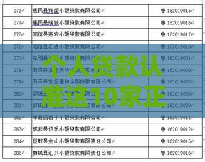 个人贷款认准这10家正规借款平台