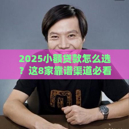 2025小额贷款怎么选？这8家靠谱渠道必看攻略