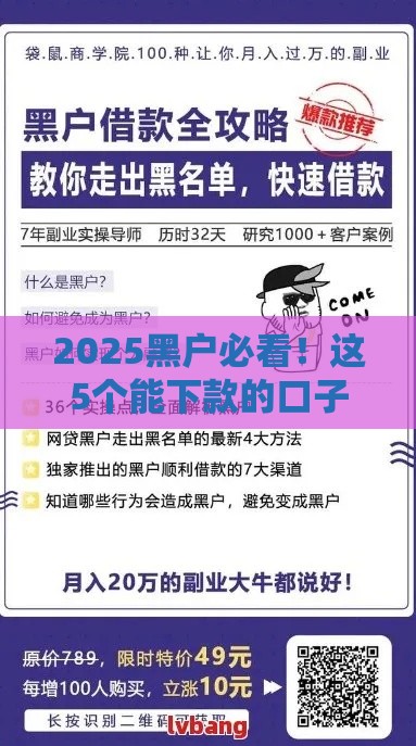 2025黑户必看！这5个能下款的口子别错过（附避坑指南）