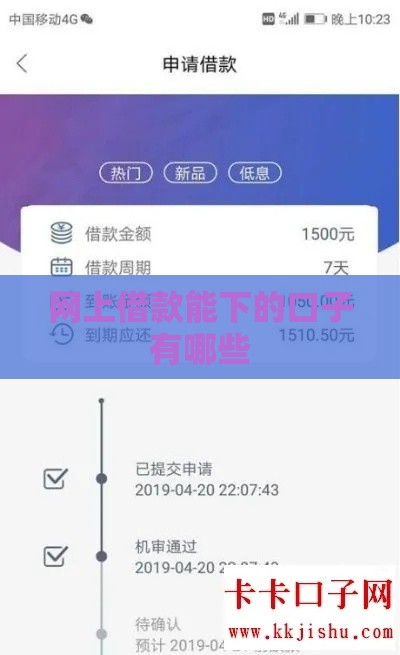网上借款能下的口子有哪些