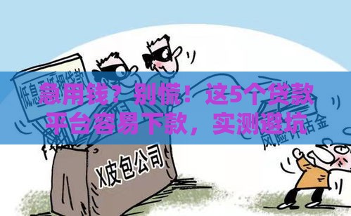 急用钱？别慌！这5个贷款平台容易下款，实测避坑攻略分享