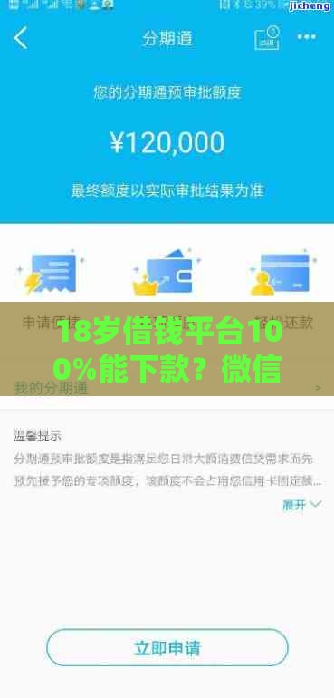 18岁借钱平台100%能下款？微信打款到账快，但新手必看这几点！