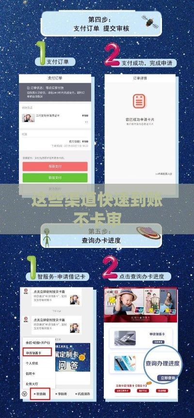 这些渠道快速到账不卡审