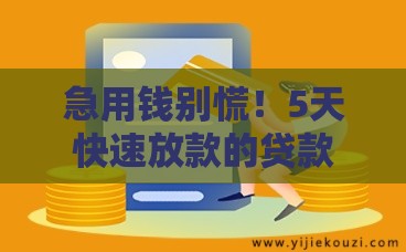 急用钱别慌！5天快速放款的贷款口子有哪些？这几款靠谱推荐试试看