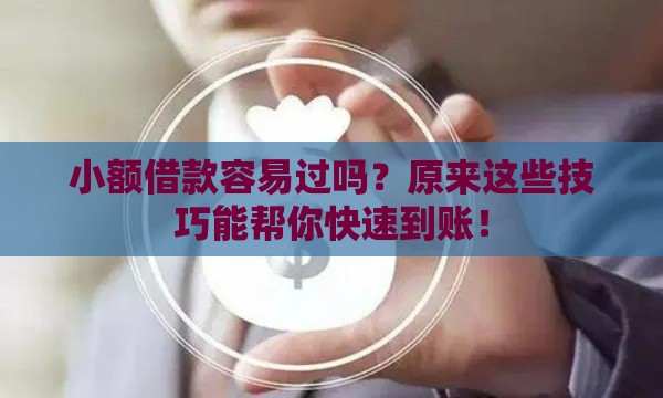 小额借款容易过吗？原来这些技巧能帮你快速到账！