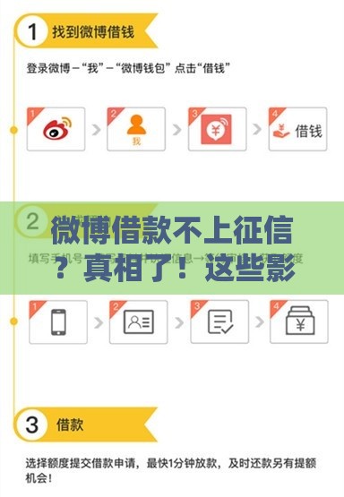 微博借款不上征信？真相了！这些影响你必须懂