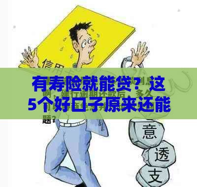 有寿险就能贷？这5个好口子原来还能这样用！