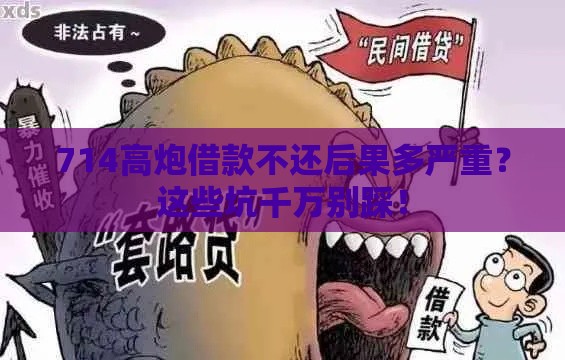 714高炮借款不还后果多严重？这些坑千万别踩！