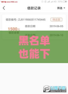 黑名单也能下款？这5个靠谱贷款口子别错过！