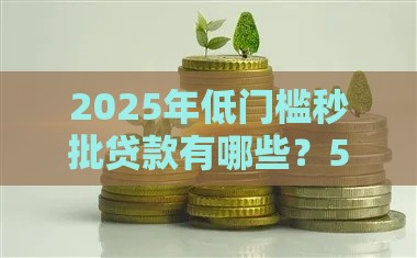 2025年低门槛秒批贷款有哪些？5个征信差也能下款的口子