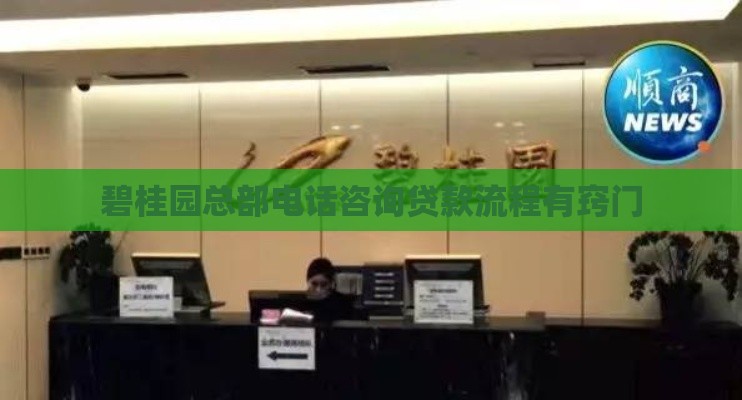 碧桂园总部电话咨询贷款流程有窍门