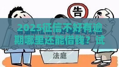 2025征信不好有逾期哪里还能借钱？试试这5个靠谱渠道！