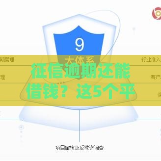 征信逾期还能借钱？这5个平台通过率高到离谱！