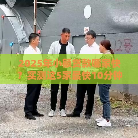 2025年小额贷款哪家快？实测这5家最快10分钟到账！