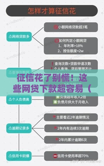 征信花了别慌！这些网贷下款超容易（亲测避坑指南）