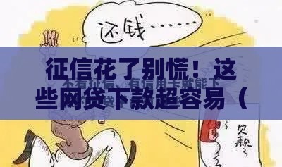 征信花了别慌！这些网贷下款超容易（亲测避坑指南）