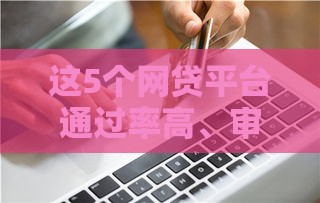 这5个网贷平台通过率高、审批快，手把手教你申请技巧