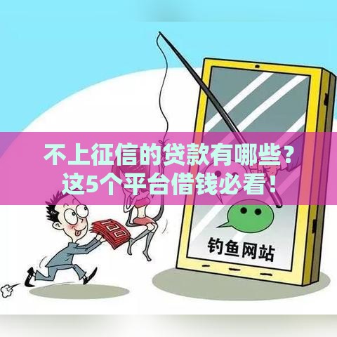 不上征信的贷款有哪些？这5个平台借钱必看！