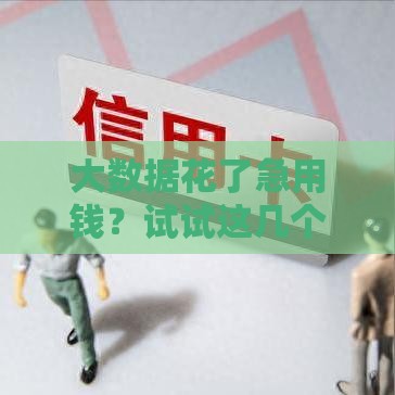 大数据花了急用钱？试试这几个平台通过率高！