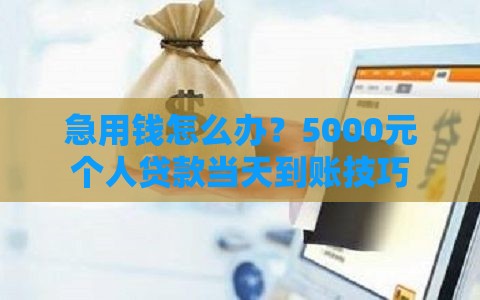 急用钱怎么办？5000元个人贷款当天到账技巧