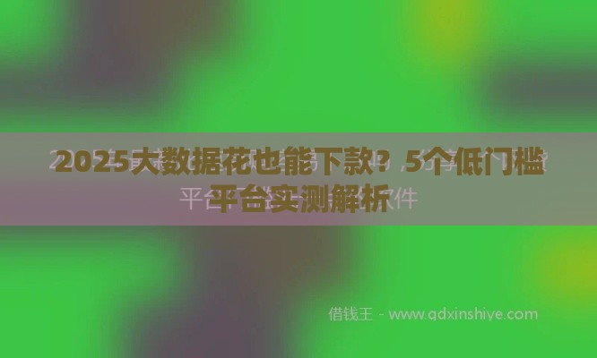 有不审核的借钱平台吗？这几点必须警惕！