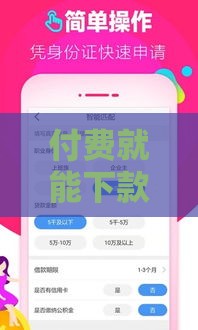 付费就能下款？揭秘贷款平台的真相！